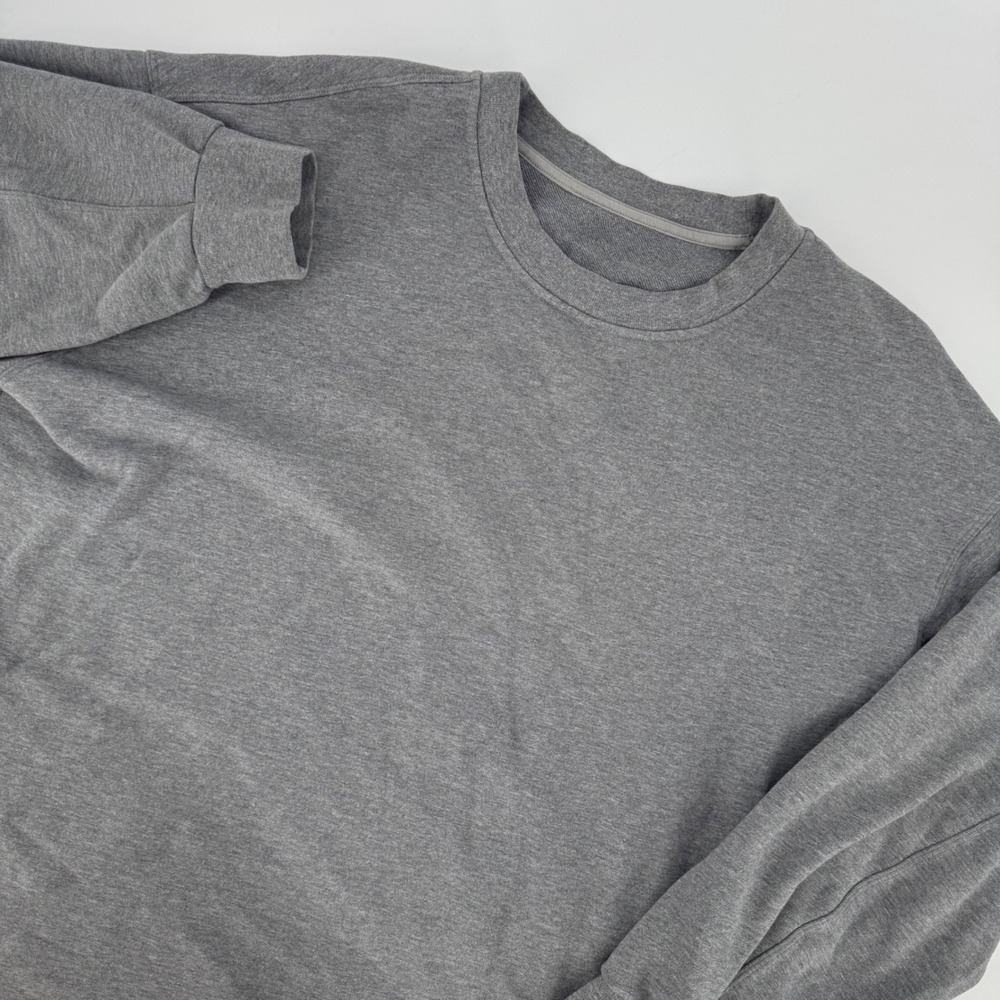 Lululemon Perfectly Oversized Crew Heathered Core Medium Grey W3DUUS Sweatshirt